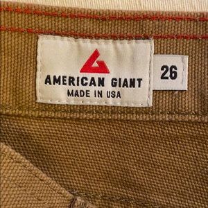 American Giant Roughneck Shorts W26 Falcon